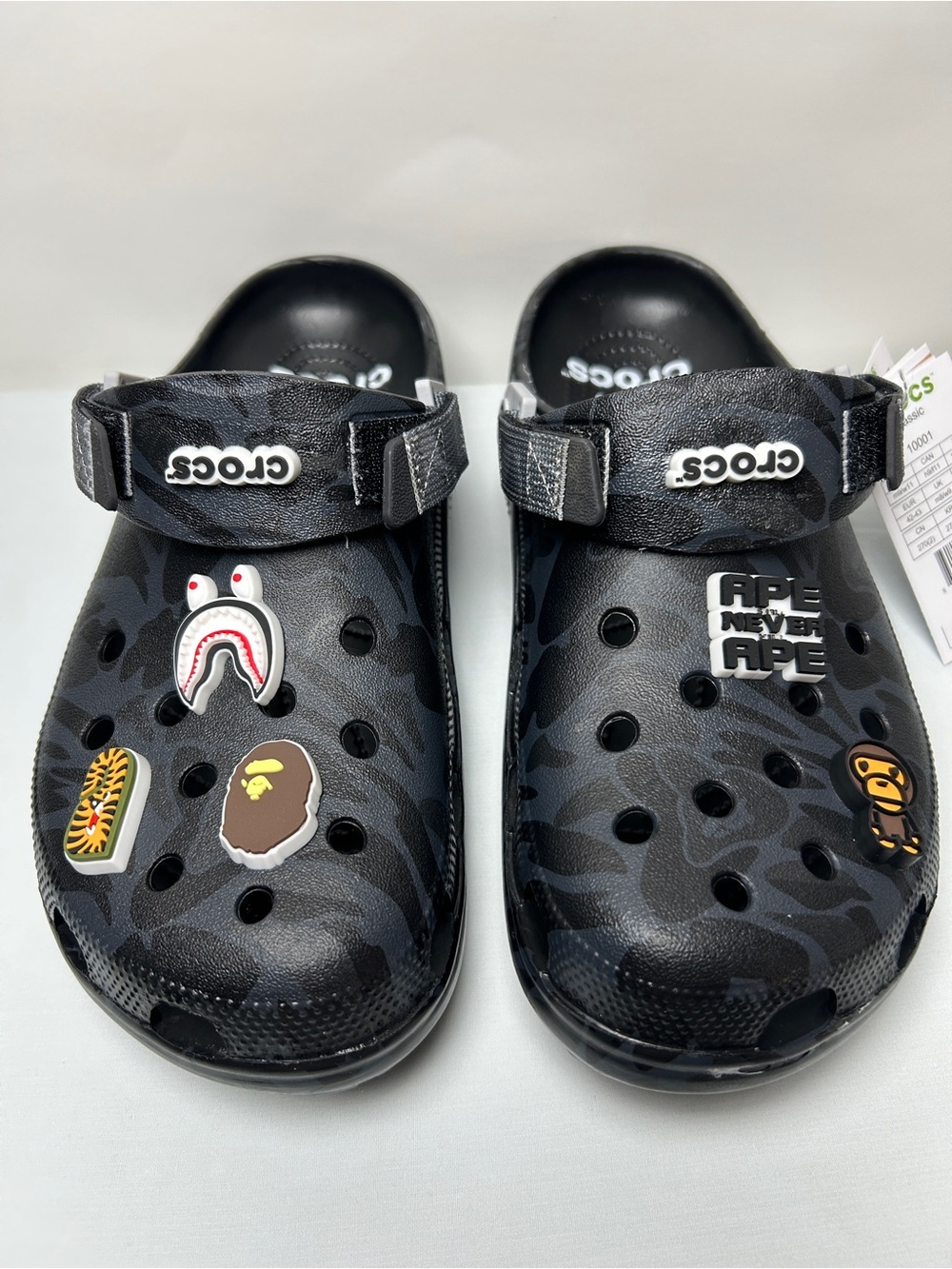 Bape X Crocs Black Camo Men’s Size US 9